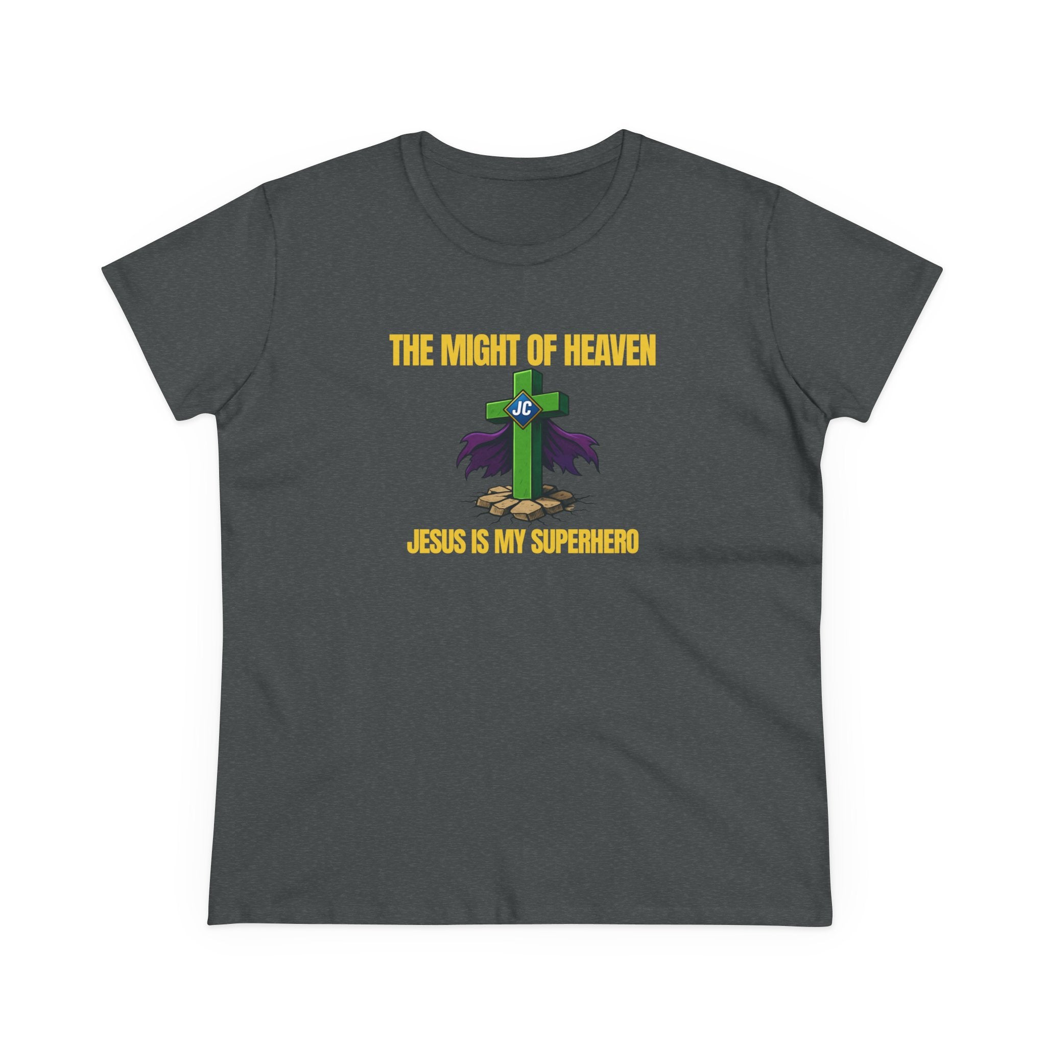 Jesus Is My Superhero Shirt – The Might of Heaven Christian Women's Tee