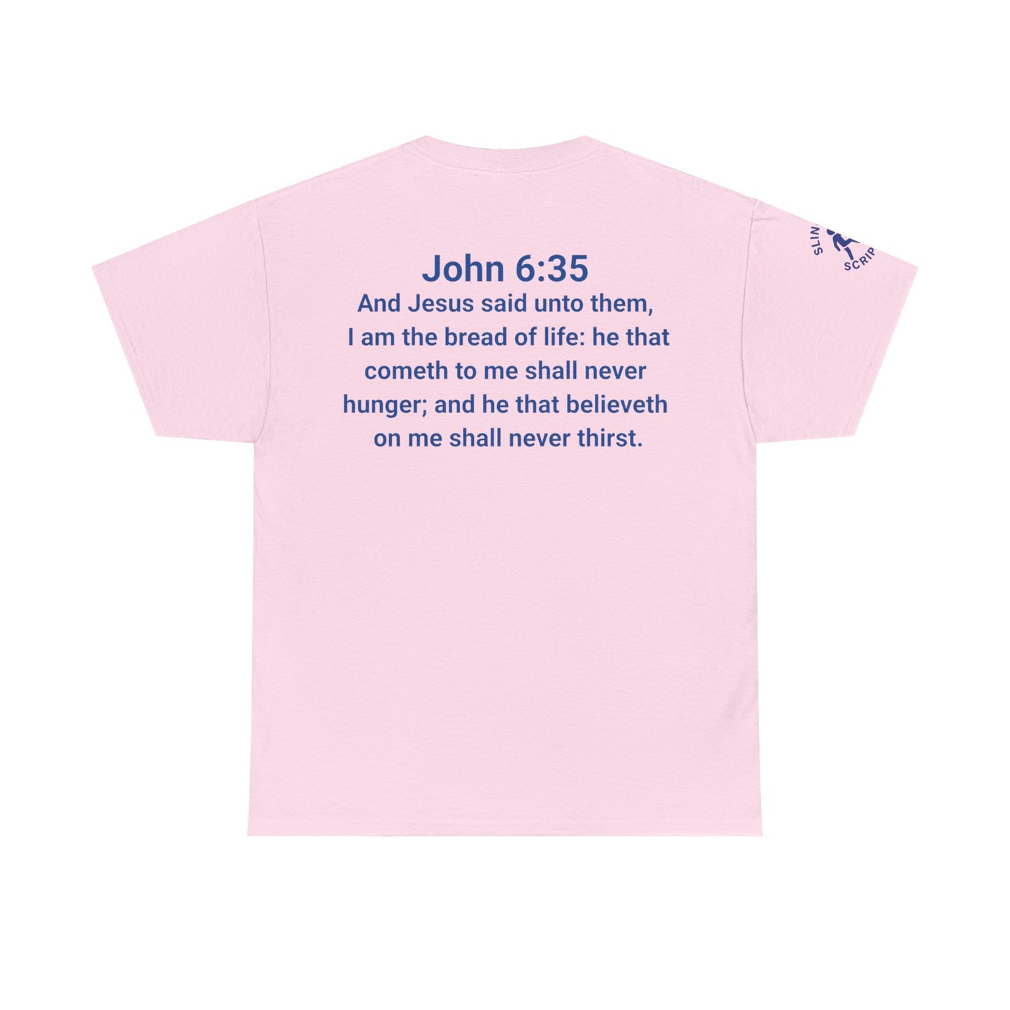 His Name Is Wonderful Tee | John 6:35 Wonder Bread Parody Shirt | Unisex Heavy Cotton Christian T-Shirt