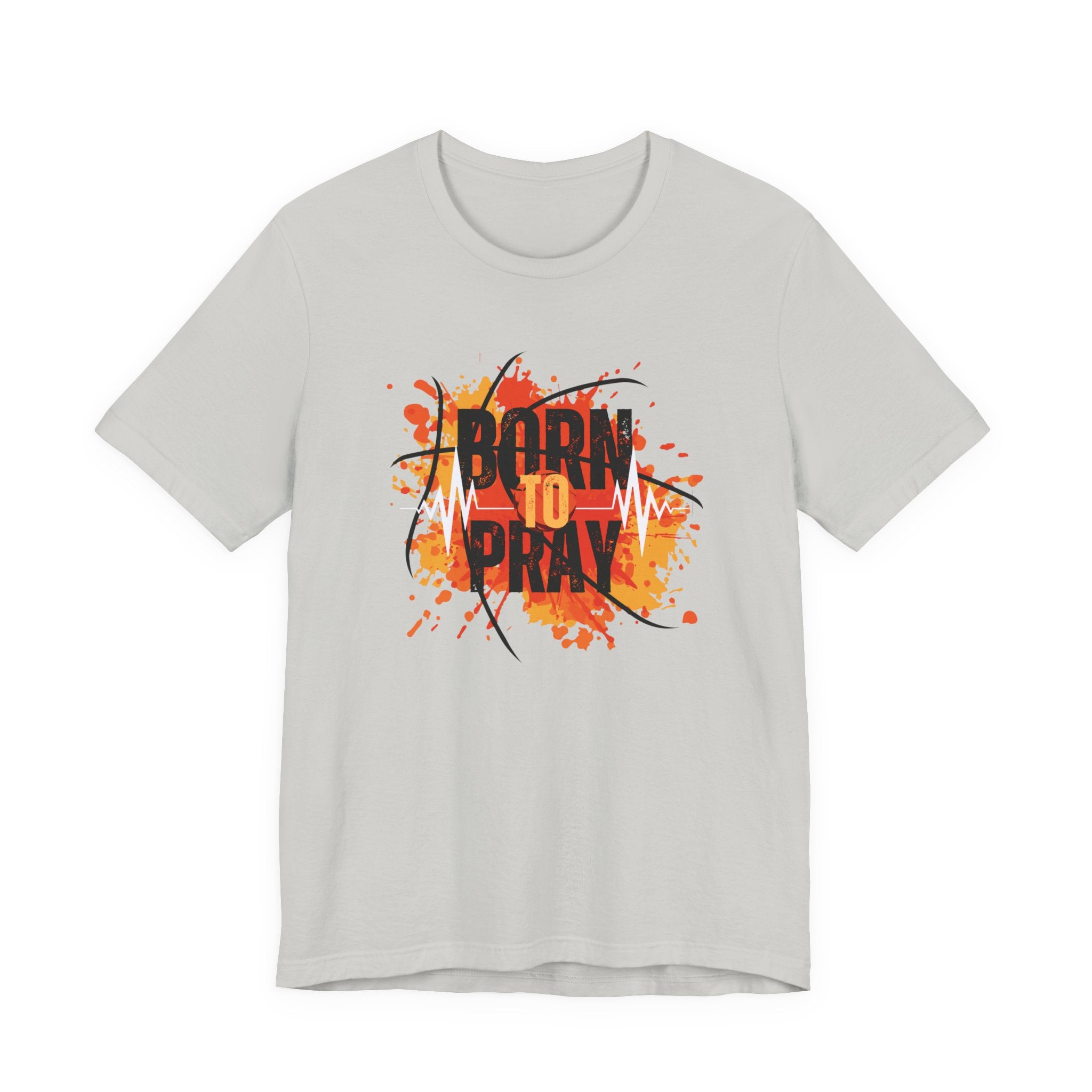 Born to Pray Tee | Christian Basketball Shirt | Unisex Jersey Short Sleeve | Inspirational Faith & Sports Apparel