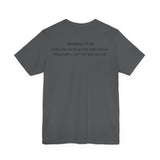 He is Rizzin Unisex Jersey Short Sleeve Tee with Matthew 11:28