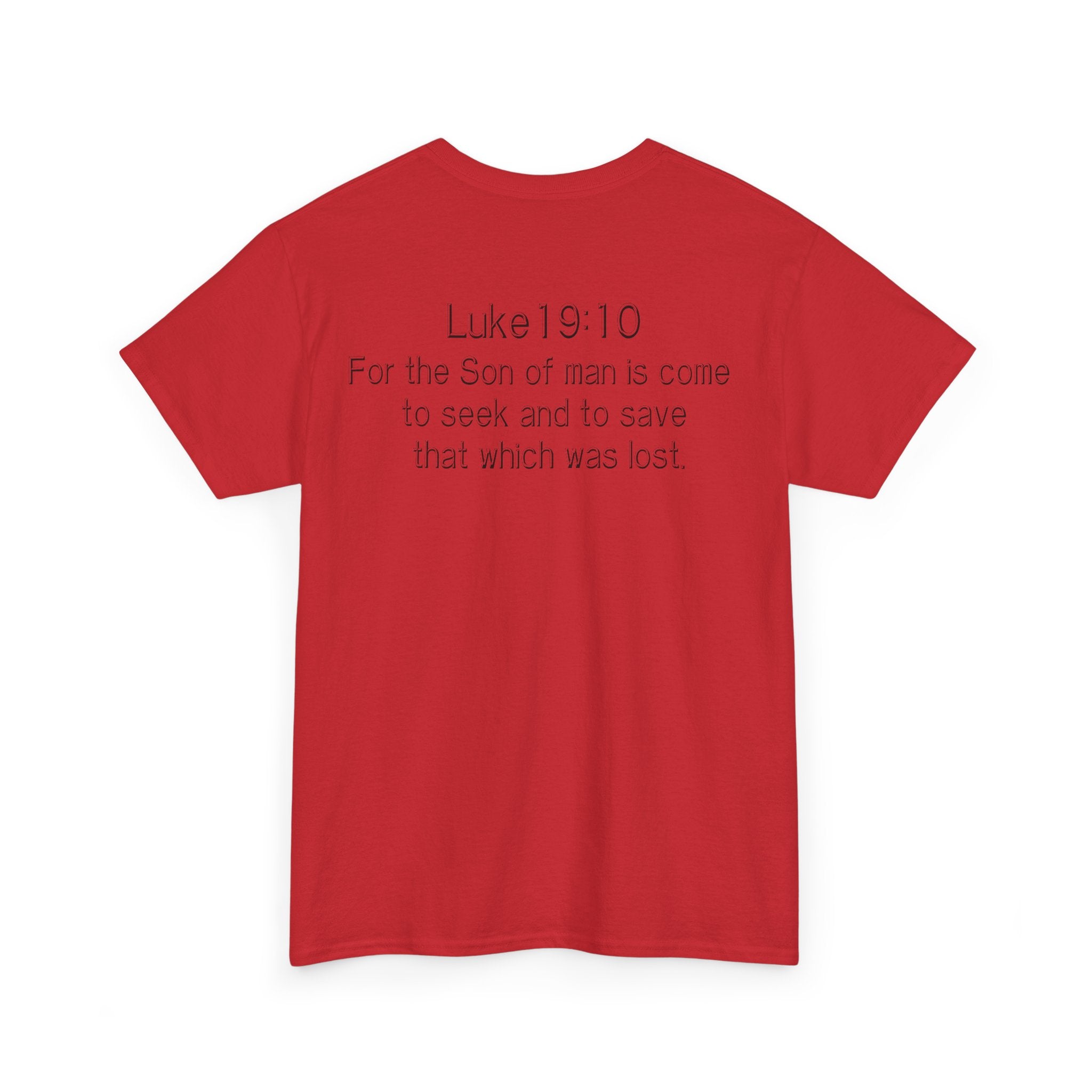 Luke 19:10 “Pick Jesus” Christian T-Shirt | Unisex Heavy Cotton Faith & Worship Tee