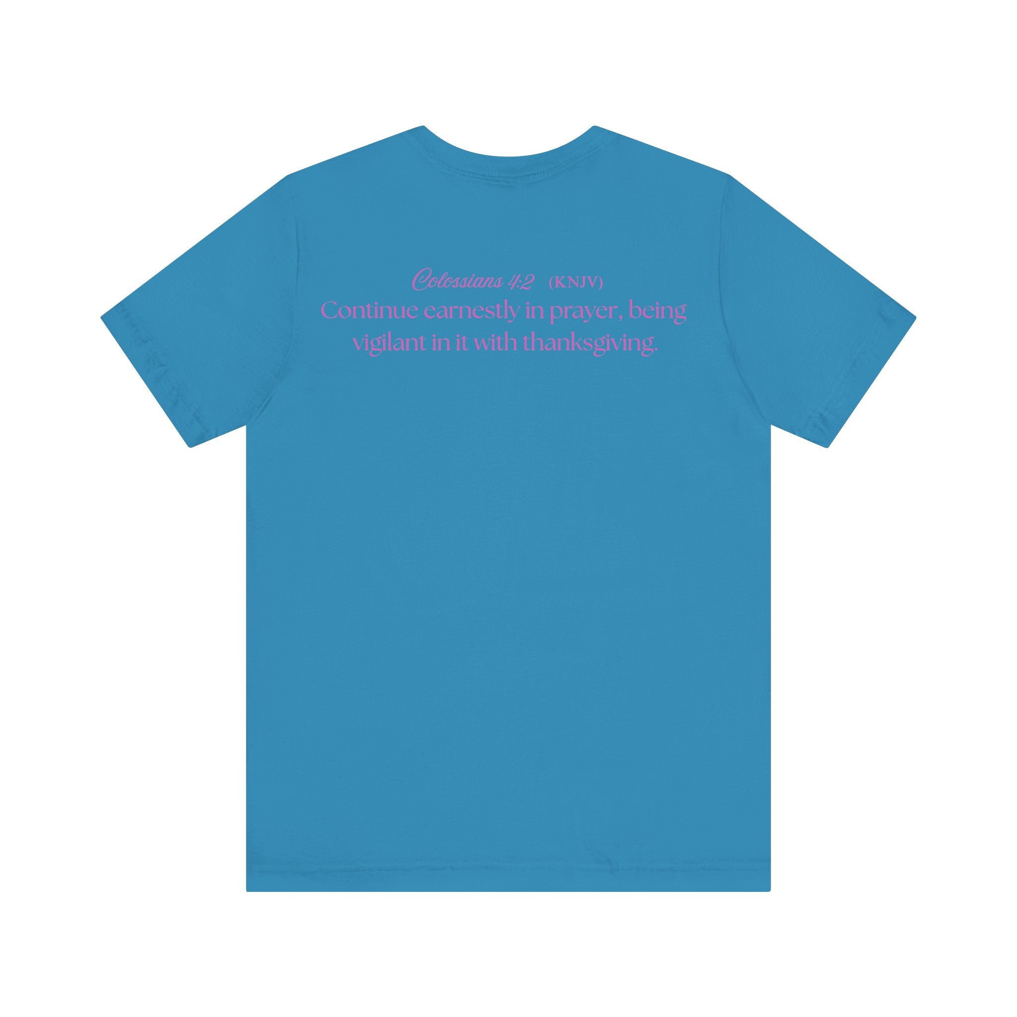 Mama Prays — Colossians 4:2 | Unisex Jersey Short Sleeve Christian T-Shirt