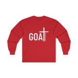 GOAT — God Over All Things | Colossians 1:17 Long Sleeve Unisex Christian T-Shirt