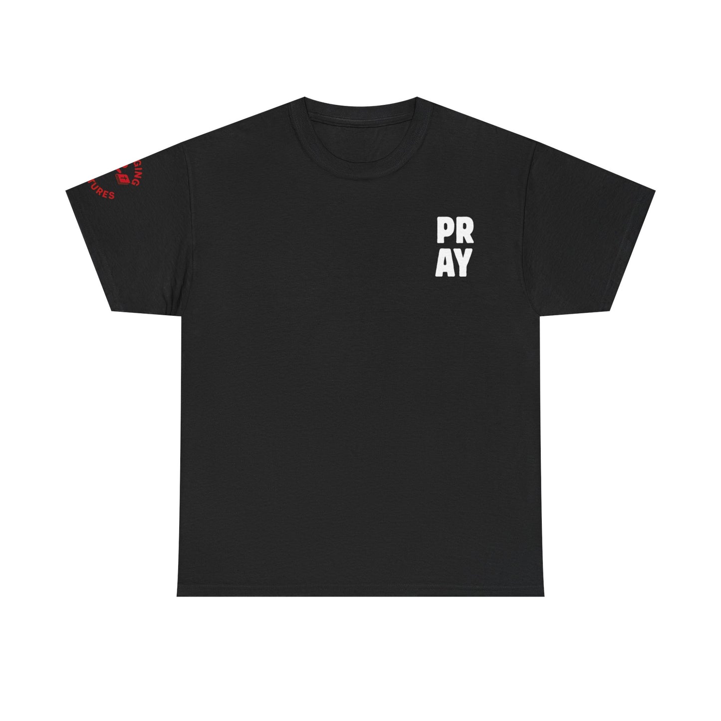 Need Prayer? Tap My Shoulder Tee — Faith Conversation Starter, Christian Unisex Heavy Cotton T-Shirt