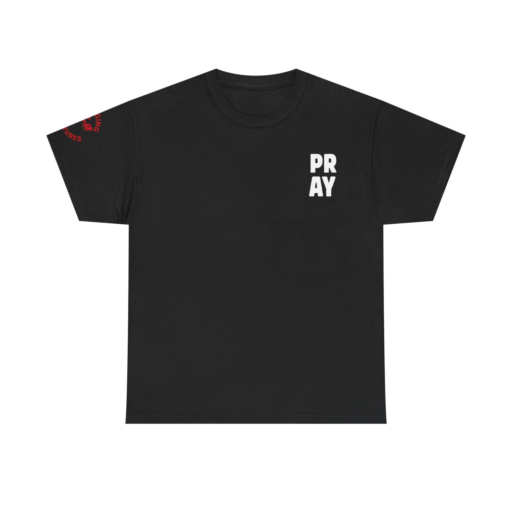 Need Prayer? Tap My Shoulder Tee — Faith Conversation Starter, Christian Unisex Heavy Cotton T-Shirt