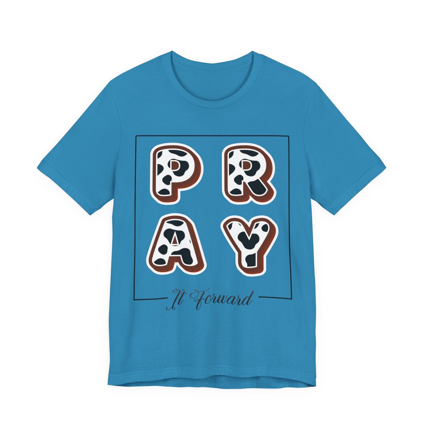 Pray It Forward Tee — Romans 12:12 | Unisex Christian Jersey T-Shirt | Inspirational Prayer Shirt | Faith-Based Apparel