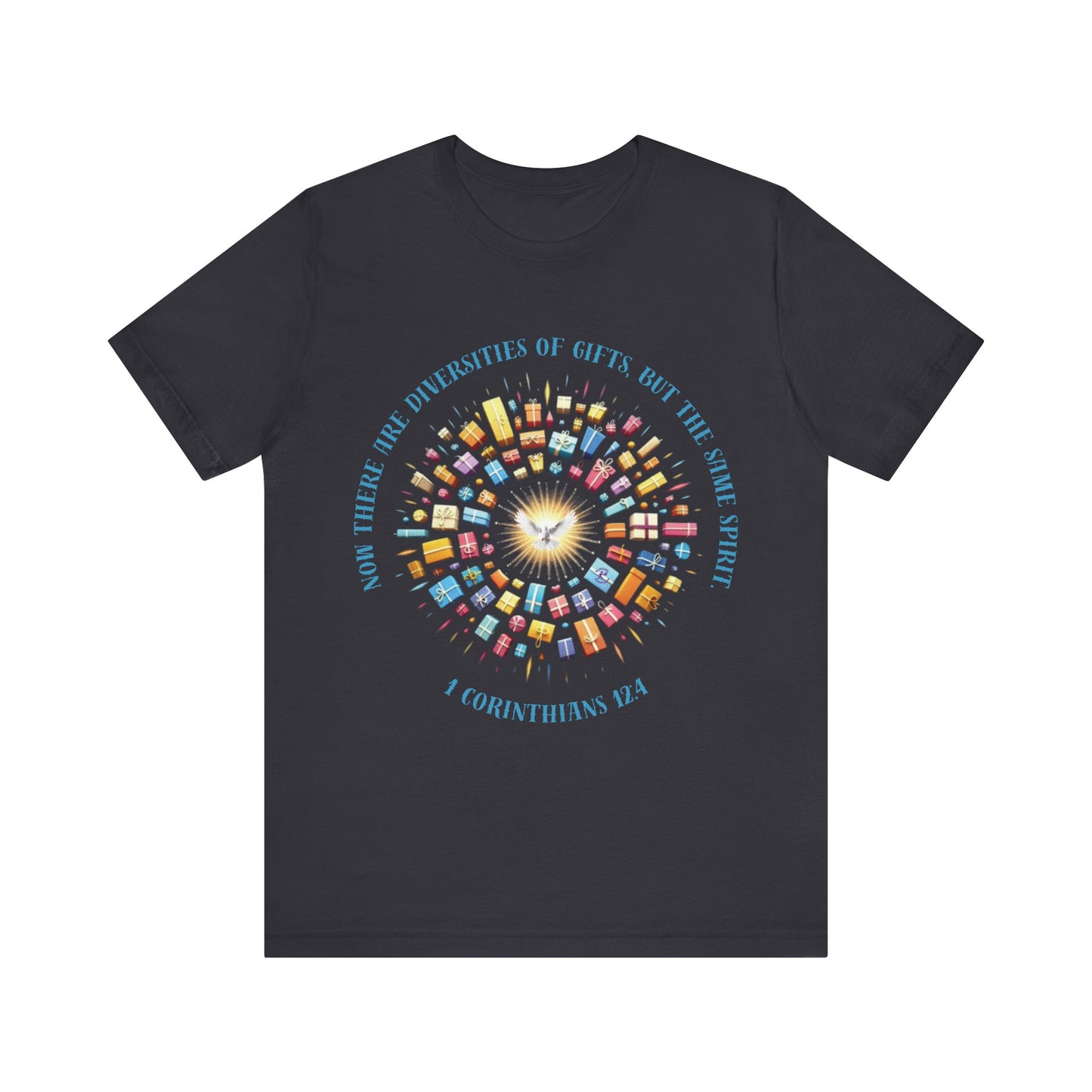 Diversity of Gifts — 1 Corinthians 12:4 | Unisex Jersey Short Sleeve Christian T-Shirt