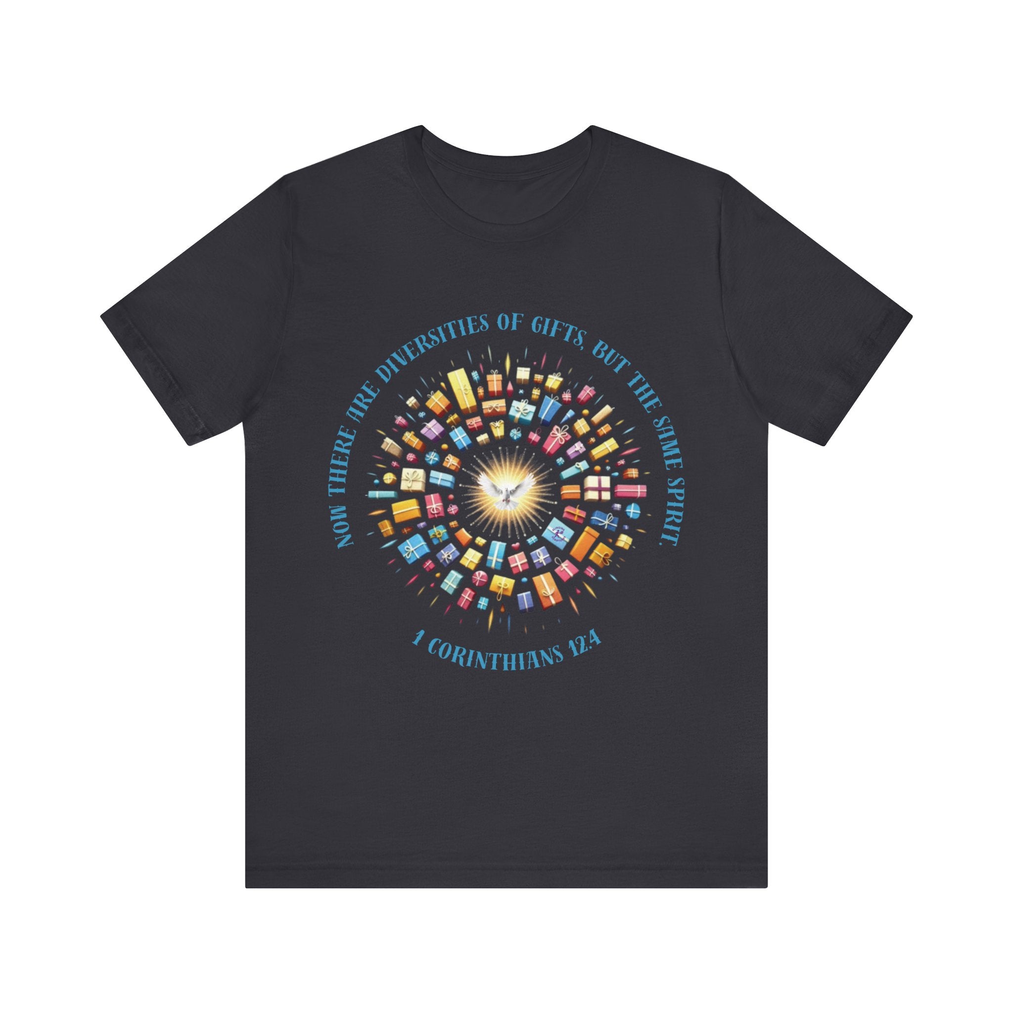 Diversity of Gifts — 1 Corinthians 12:4 | Unisex Jersey Short Sleeve Christian T-Shirt