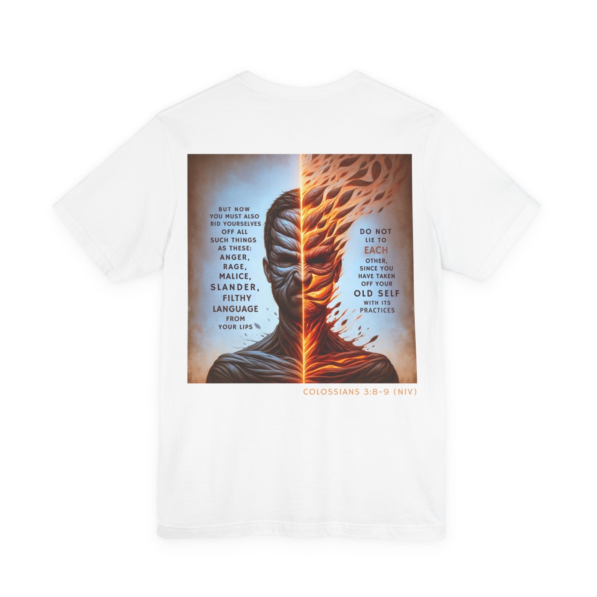 Put Off the Old Self — Colossians 3:8-9 Tee | Unisex Jersey Short Sleeve Christian T-Shirt