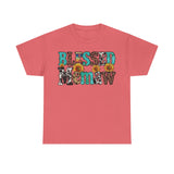 Blessed memaw Sunflower T-Shirt | Faith-Inspired Grandma Tee