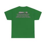 Behold the Lamb of God Tee | John 1:9 Scripture Shirt | Christian Gamer Style | Unisex Heavy Cotton Faith-Based T-Shirt