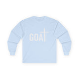 GOAT — God Over All Things | Colossians 1:17 Long Sleeve Unisex Christian T-Shirt