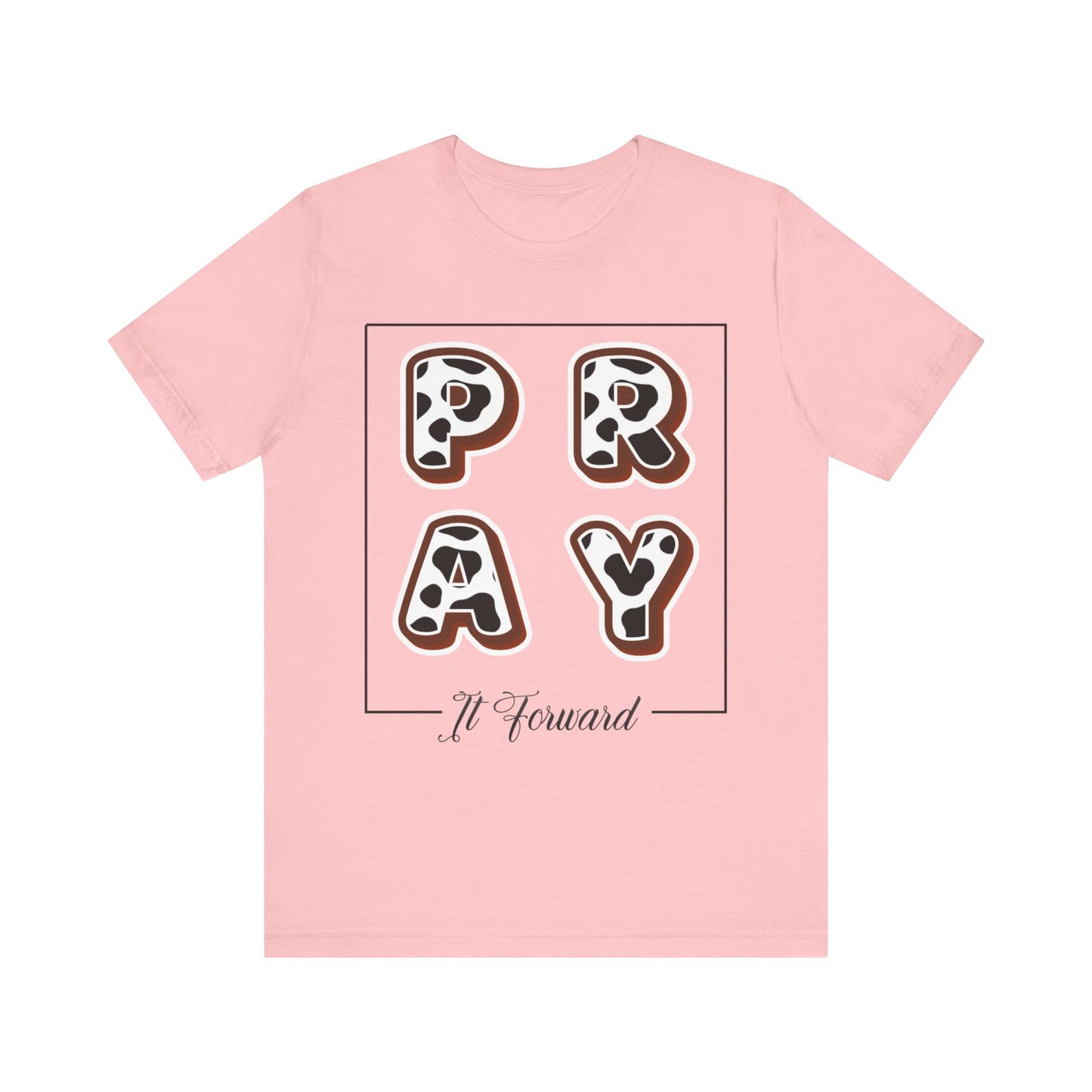 Pray It Forward Tee — Romans 12:12 | Unisex Christian Jersey T-Shirt | Inspirational Prayer Shirt | Faith-Based Apparel