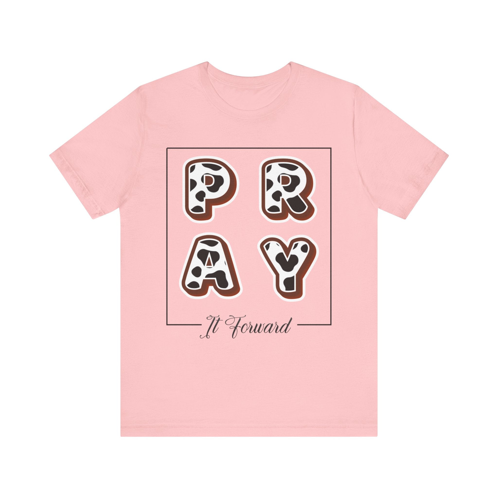 Pray It Forward Tee — Romans 12:12 | Unisex Christian Jersey T-Shirt | Inspirational Prayer Shirt | Faith-Based Apparel
