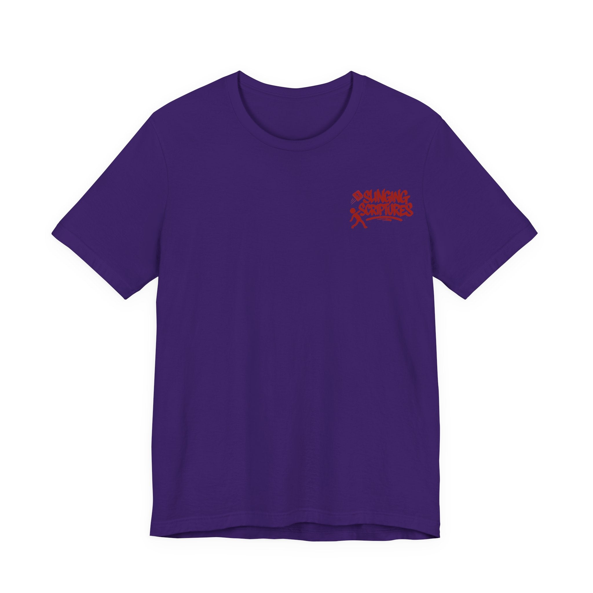 The Tongue Is a Fire — Matthew 12:36-37 Tee | Unisex Jersey Short Sleeve Christian T-Shirt