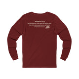 Deny Me — Matthew 10:33 | Minimalist Christian Long Sleeve Tee