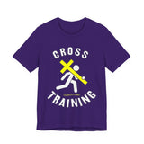 Cross Training — Matthew 16:24 | Unisex Jersey Short Sleeve Christian T-Shirt