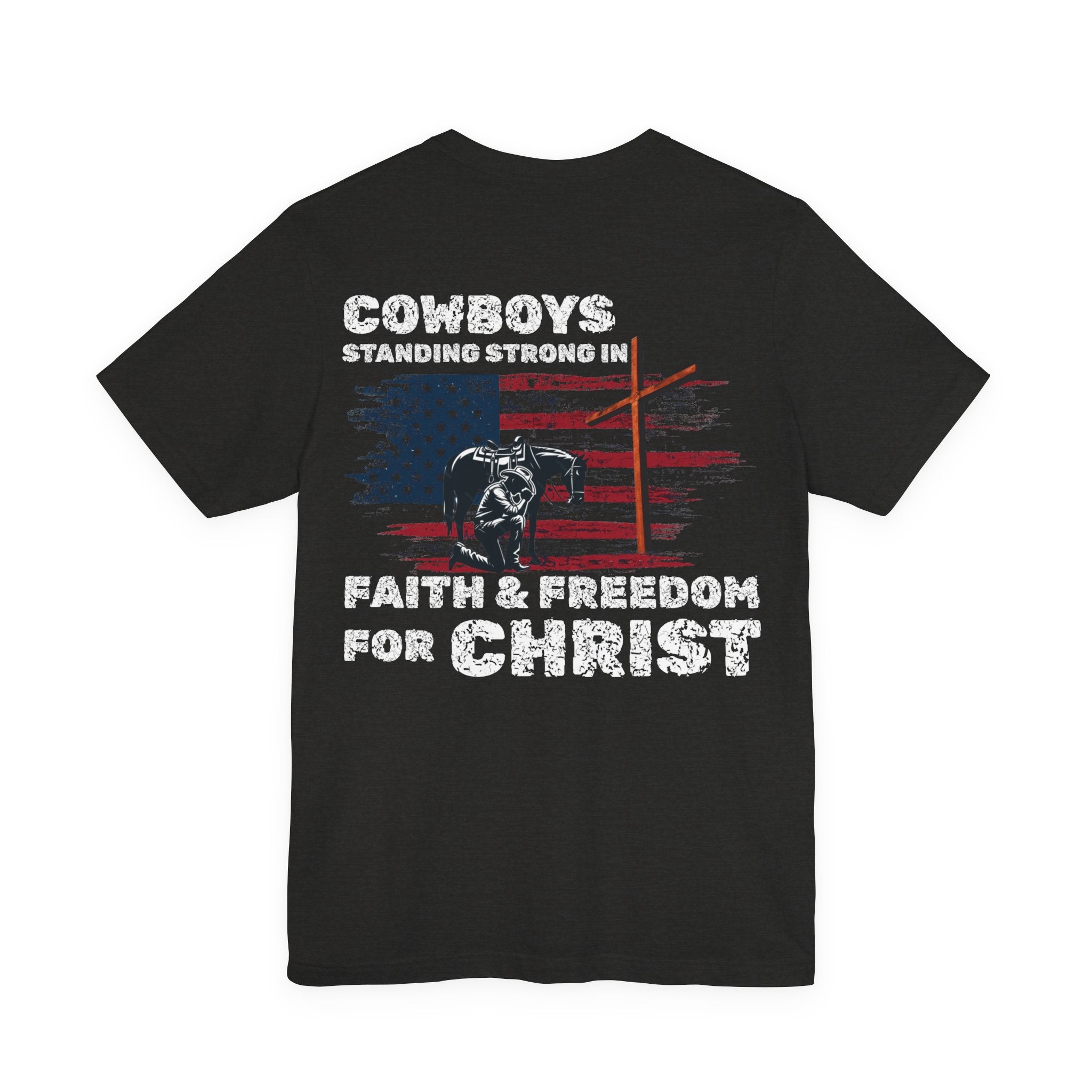 Cowboys for Christ — Faith & Freedom Tee | Unisex Jersey Short Sleeve Christian T-Shirt