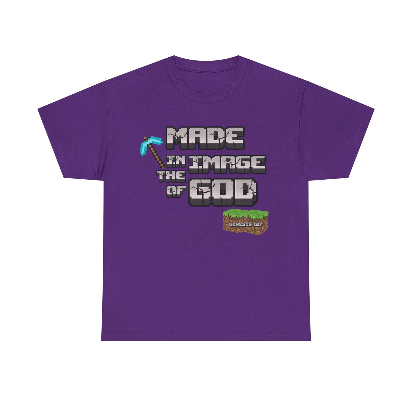 Genesis 1:27 Minecraft-Inspired Christain T-Shirt - Unisex