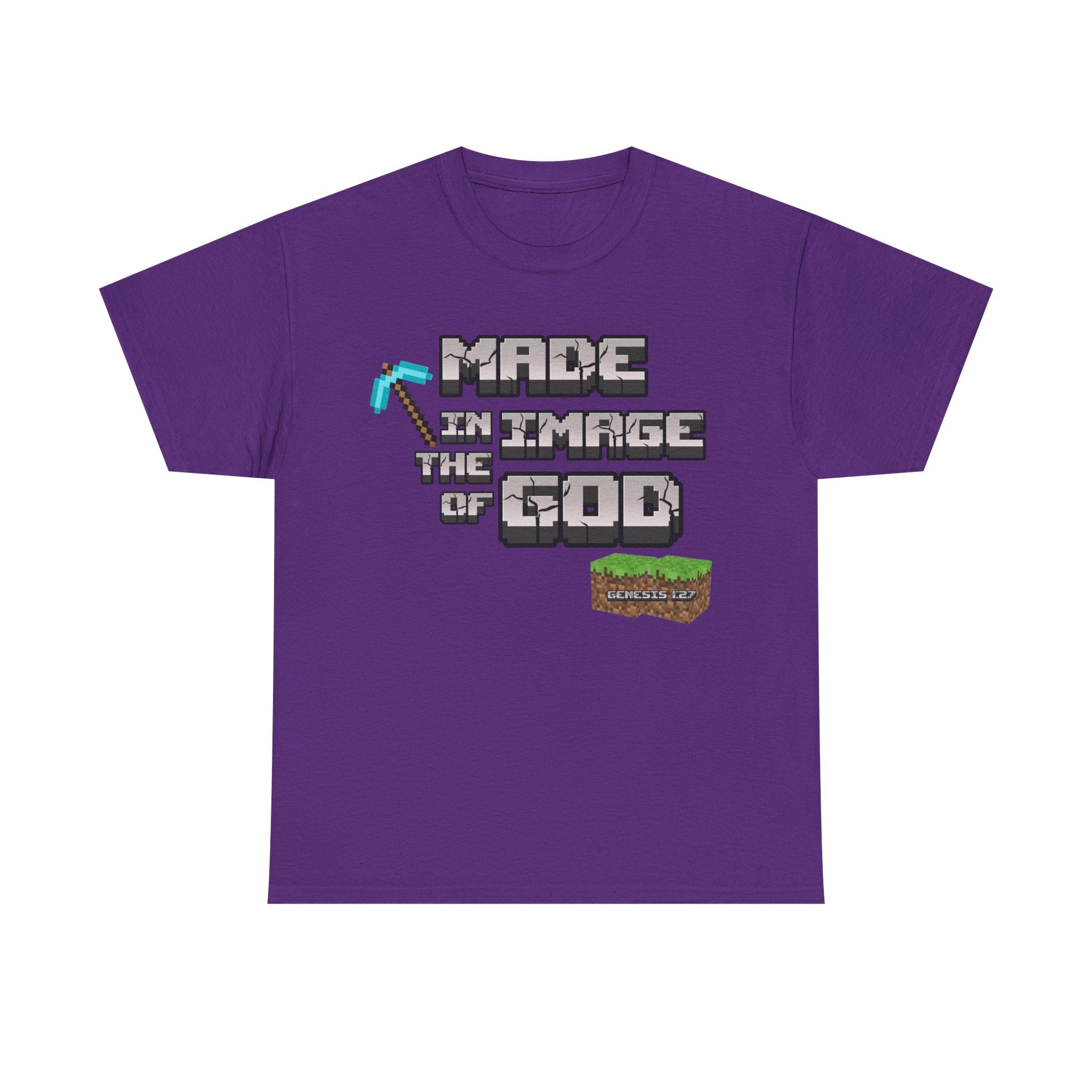 Genesis 1:27 Minecraft-Inspired Christain T-Shirt - Unisex