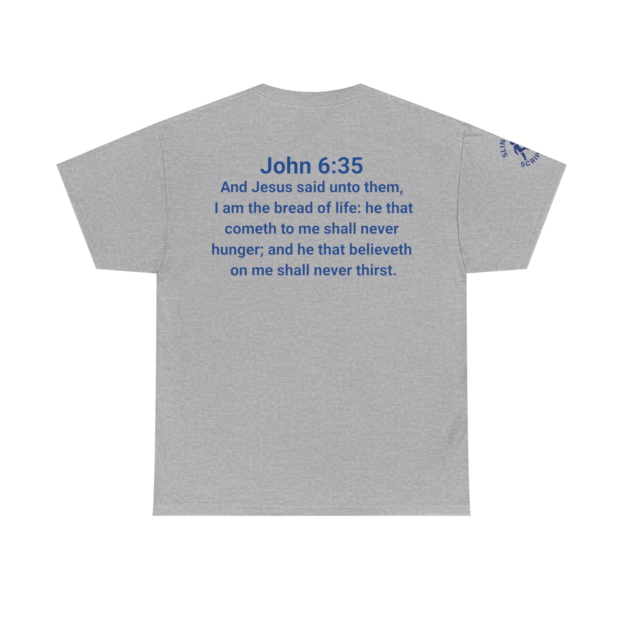 His Name Is Wonderful Tee | John 6:35 Wonder Bread Parody Shirt | Unisex Heavy Cotton Christian T-Shirt