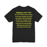 Funny Fish Tee | Philippians 4:6–7 Scripture Shirt | Christian Fisherman T-Shirt | Unisex Jersey Short Sleeve