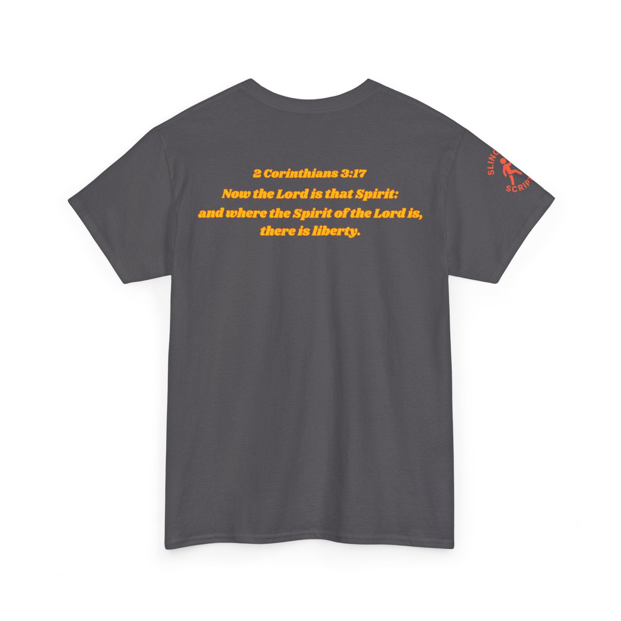 Catch the Spirit — 2 Corinthians 3:17 Retro Skate | Unisex Heavy Cotton Christian T-Shirt