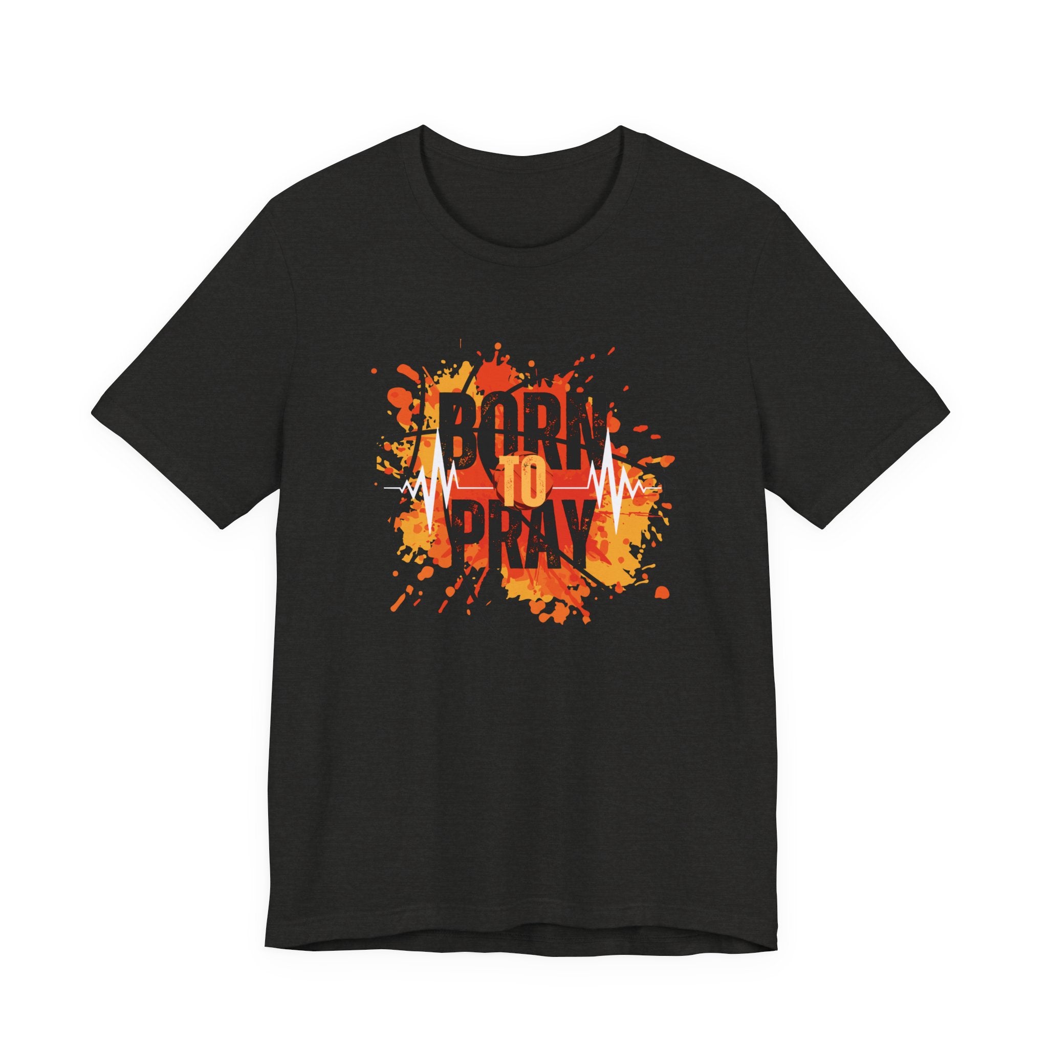 Born to Pray Tee | Christian Basketball Shirt | Unisex Jersey Short Sleeve | Inspirational Faith & Sports Apparel
