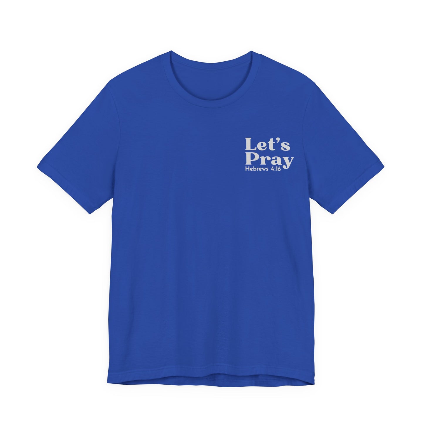Need Prayer? Tap My Shoulder | Hebrews 4:16 Christian Outreach Jersey T-Shirt