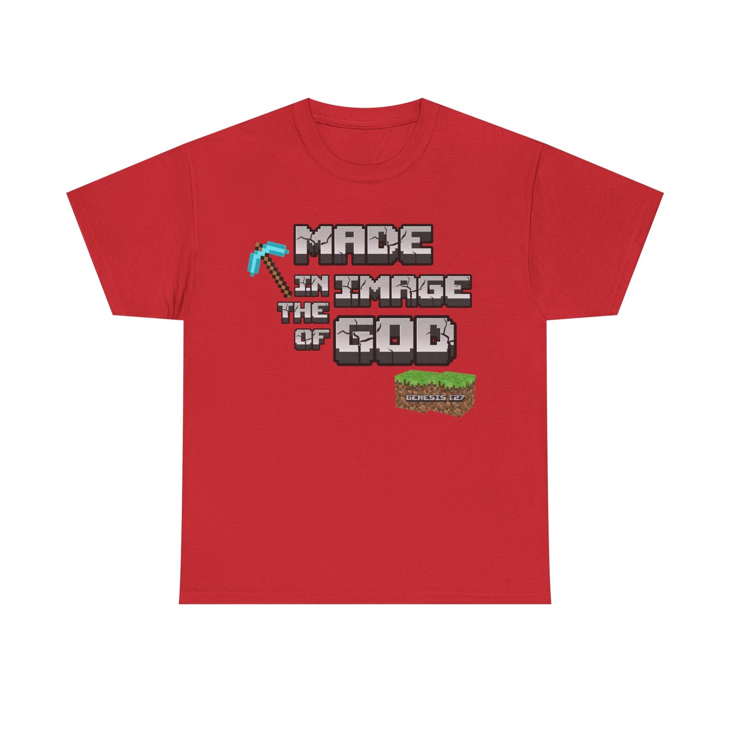 Genesis 1:27 Minecraft-Inspired Christain T-Shirt - Unisex