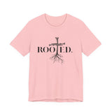 Rooted in Christ | Colossians 2:6-7 Scripture Tee | Unisex Christian T-Shirt