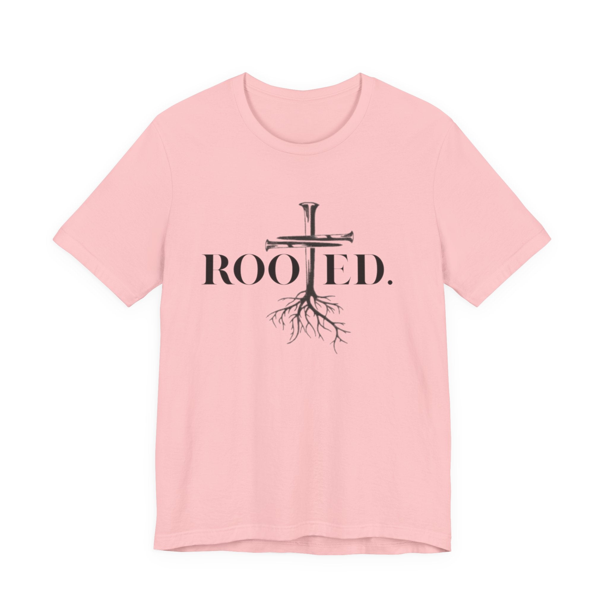 Rooted in Christ | Colossians 2:6-7 Scripture Tee | Unisex Christian T-Shirt