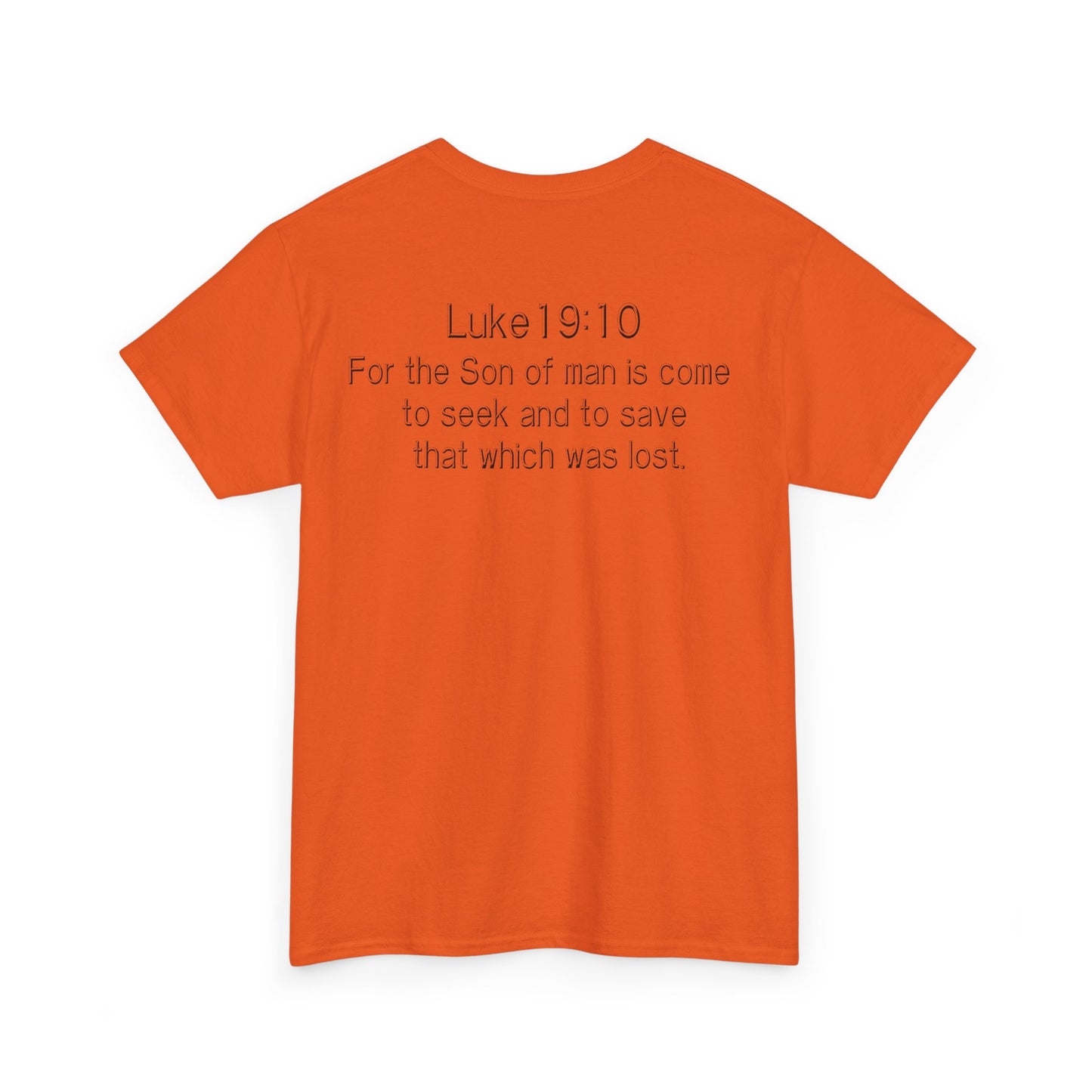 Luke 19:10 “Pick Jesus” Christian T-Shirt | Unisex Heavy Cotton Faith & Worship Tee