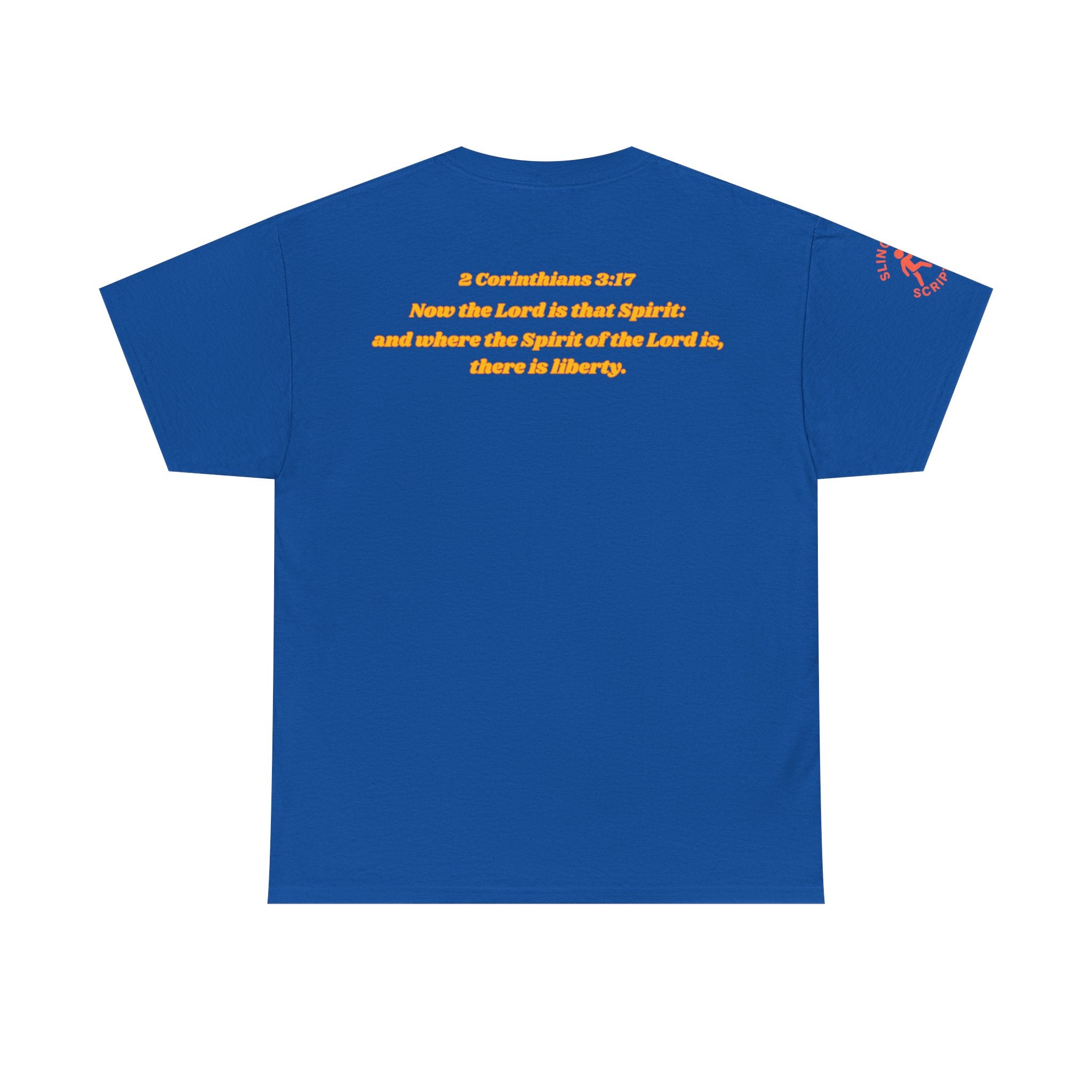 Catch the Spirit — 2 Corinthians 3:17 Retro Skate | Unisex Heavy Cotton Christian T-Shirt