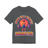 Jesus Deadlifter Tee – Romans 6:9 Unisex Jersey T-Shirt, Gym Shirt, Fitness Apparel, Biblical Strength Tee