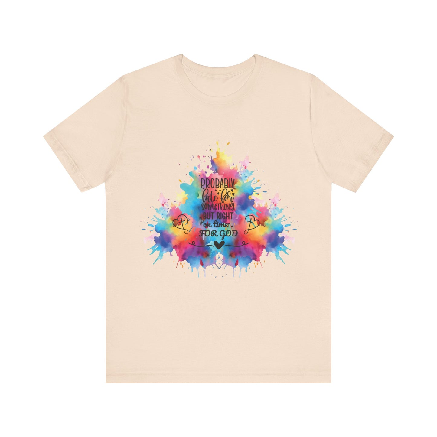 Ecclesiastes 3:1 T-Shirt – Unisex Jersey Short Sleeve Tee with Color Splash Artwork, Inspirational Bible Verse