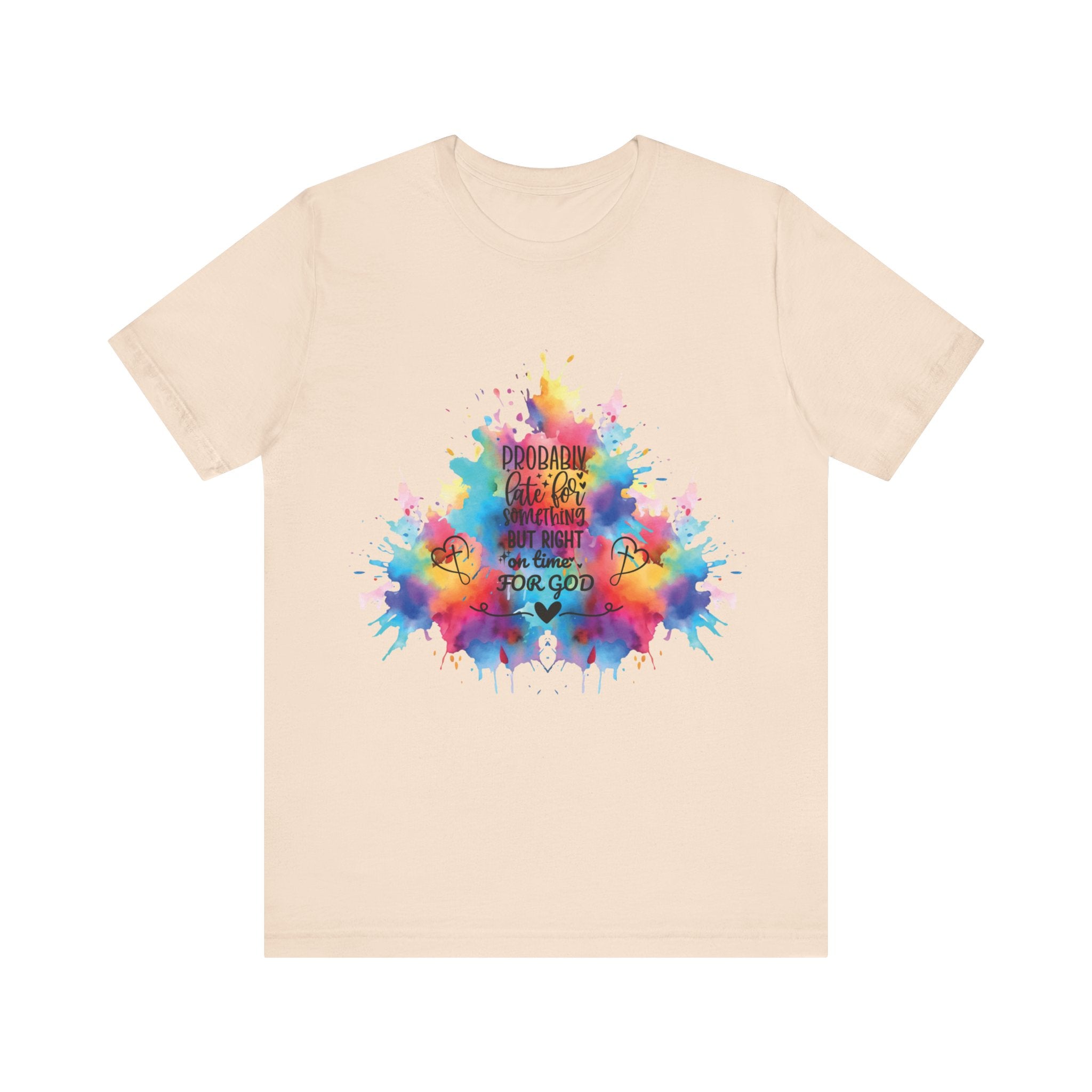 Ecclesiastes 3:1 T-Shirt – Unisex Jersey Short Sleeve Tee with Color Splash Artwork, Inspirational Bible Verse