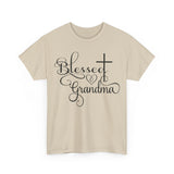 Blessed Grandma Christian T-Shirt, Faith Gift for Grandma, Mother’s Day Religious Shirt, Cute Southern Grandma Tee