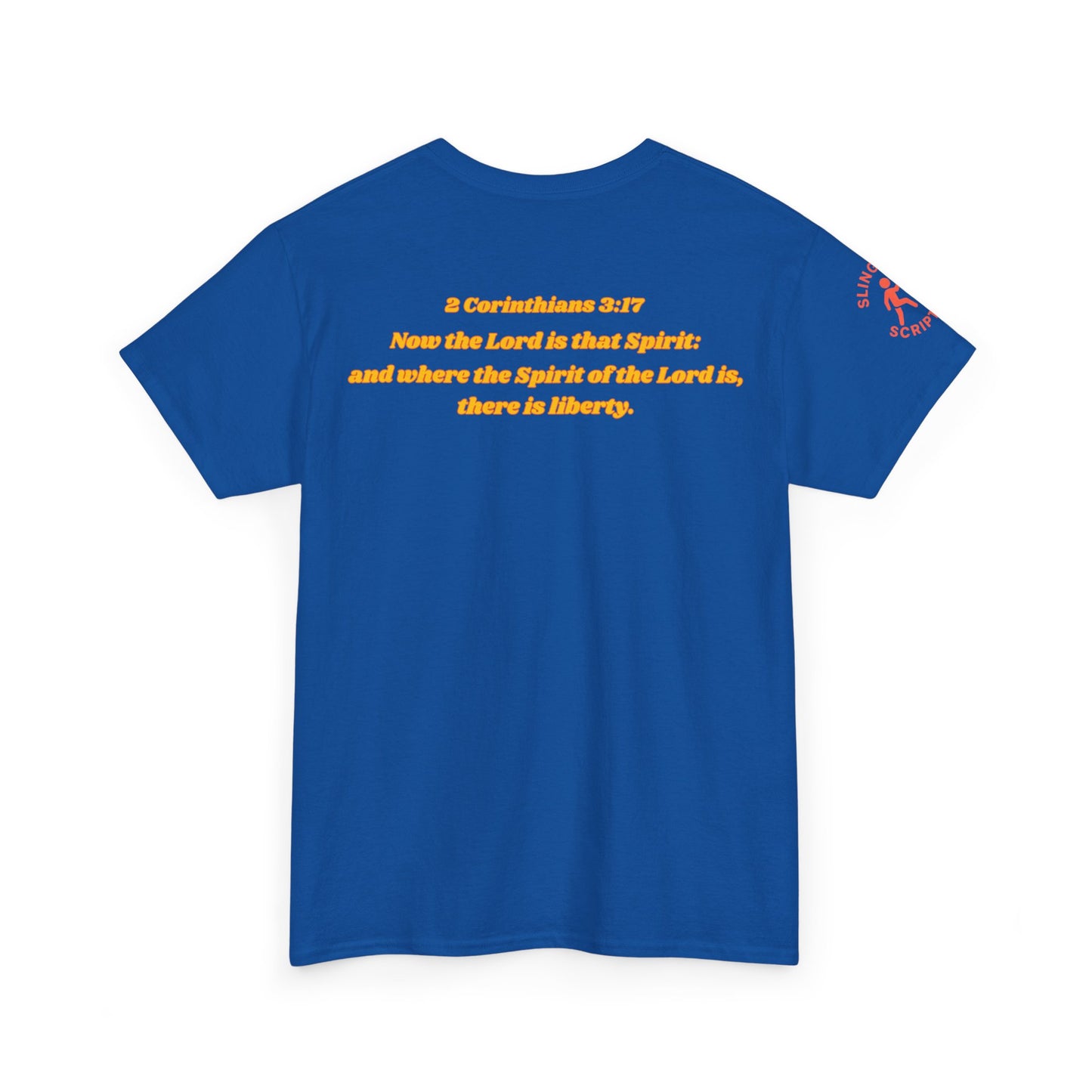 Catch the Spirit — 2 Corinthians 3:17 Retro Skate | Unisex Heavy Cotton Christian T-Shirt