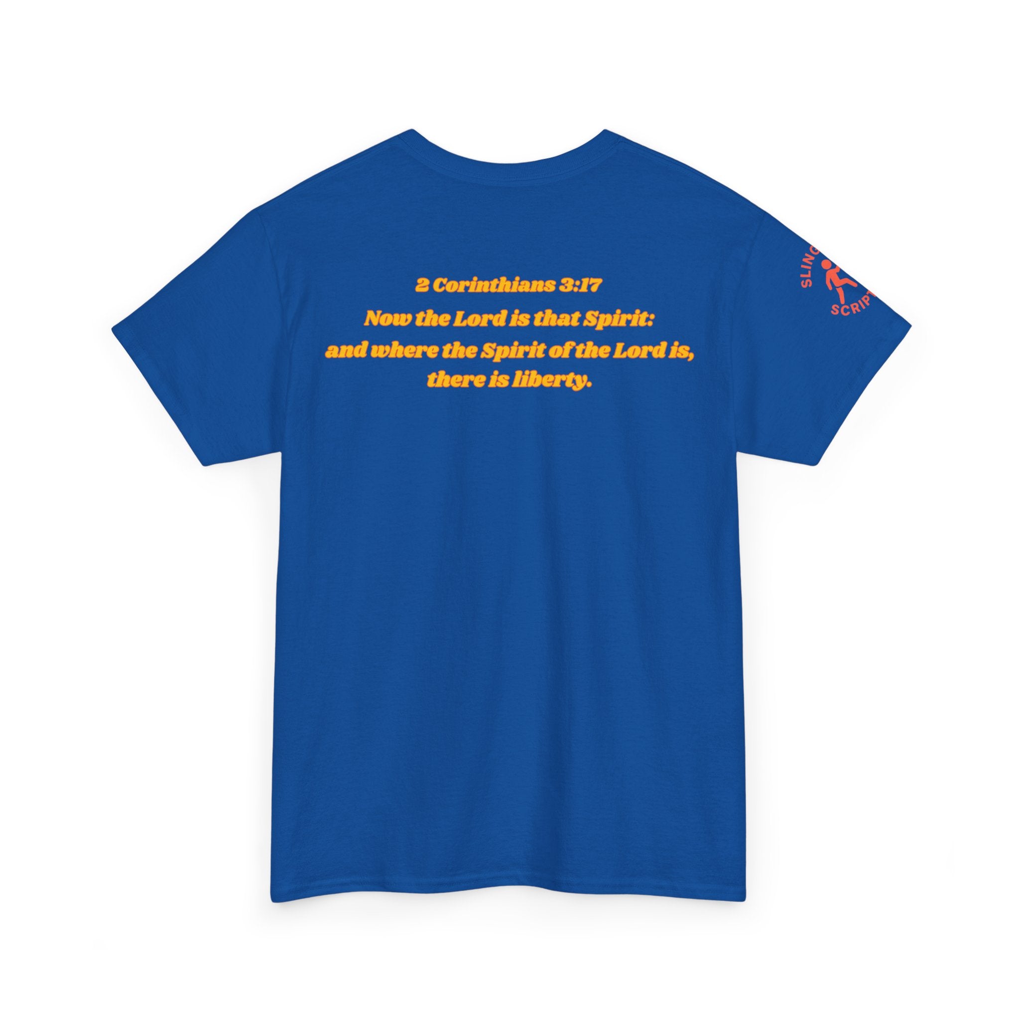 Catch the Spirit — 2 Corinthians 3:17 Retro Skate | Unisex Heavy Cotton Christian T-Shirt
