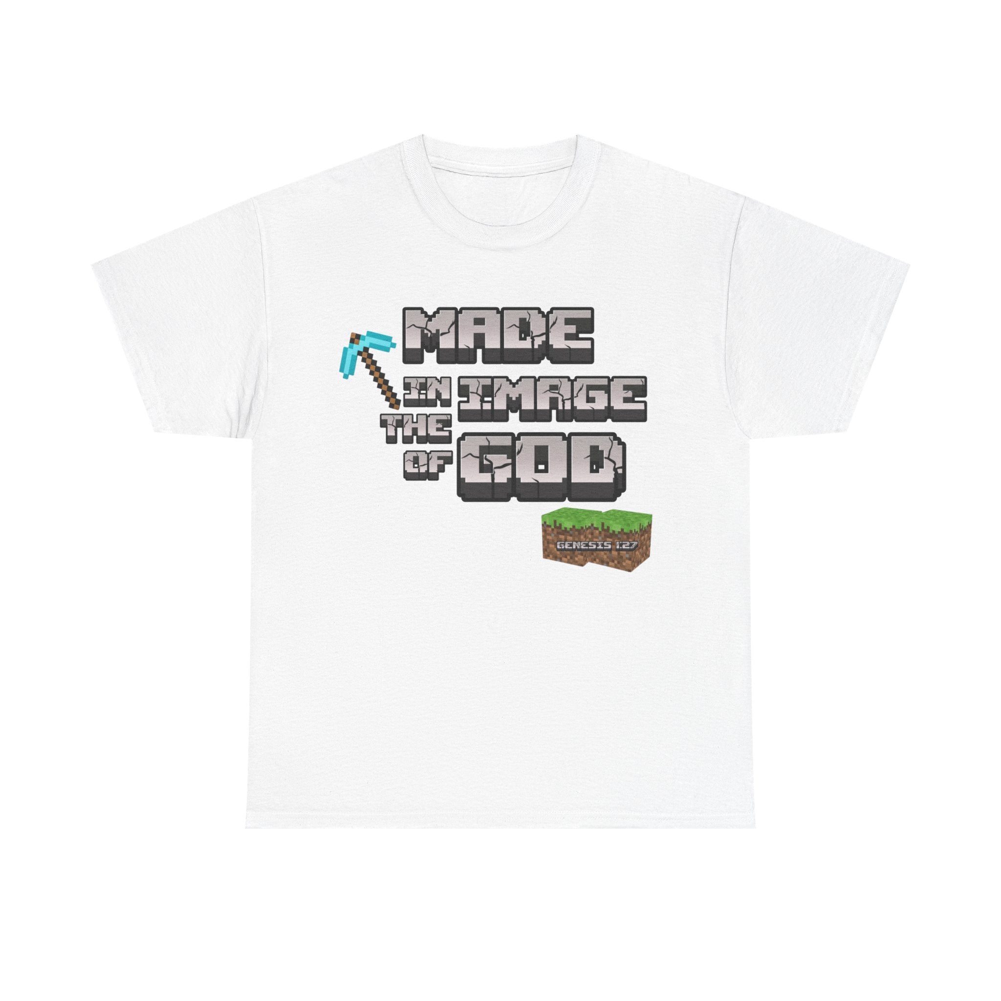 Genesis 1:27 Minecraft-Inspired Christain T-Shirt - Unisex