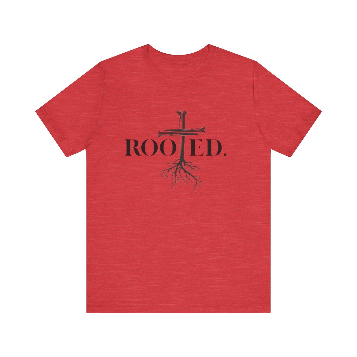 Rooted in Christ | Colossians 2:6-7 Scripture Tee | Unisex Christian T-Shirt
