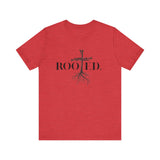 Rooted in Christ | Colossians 2:6-7 Scripture Tee | Unisex Christian T-Shirt