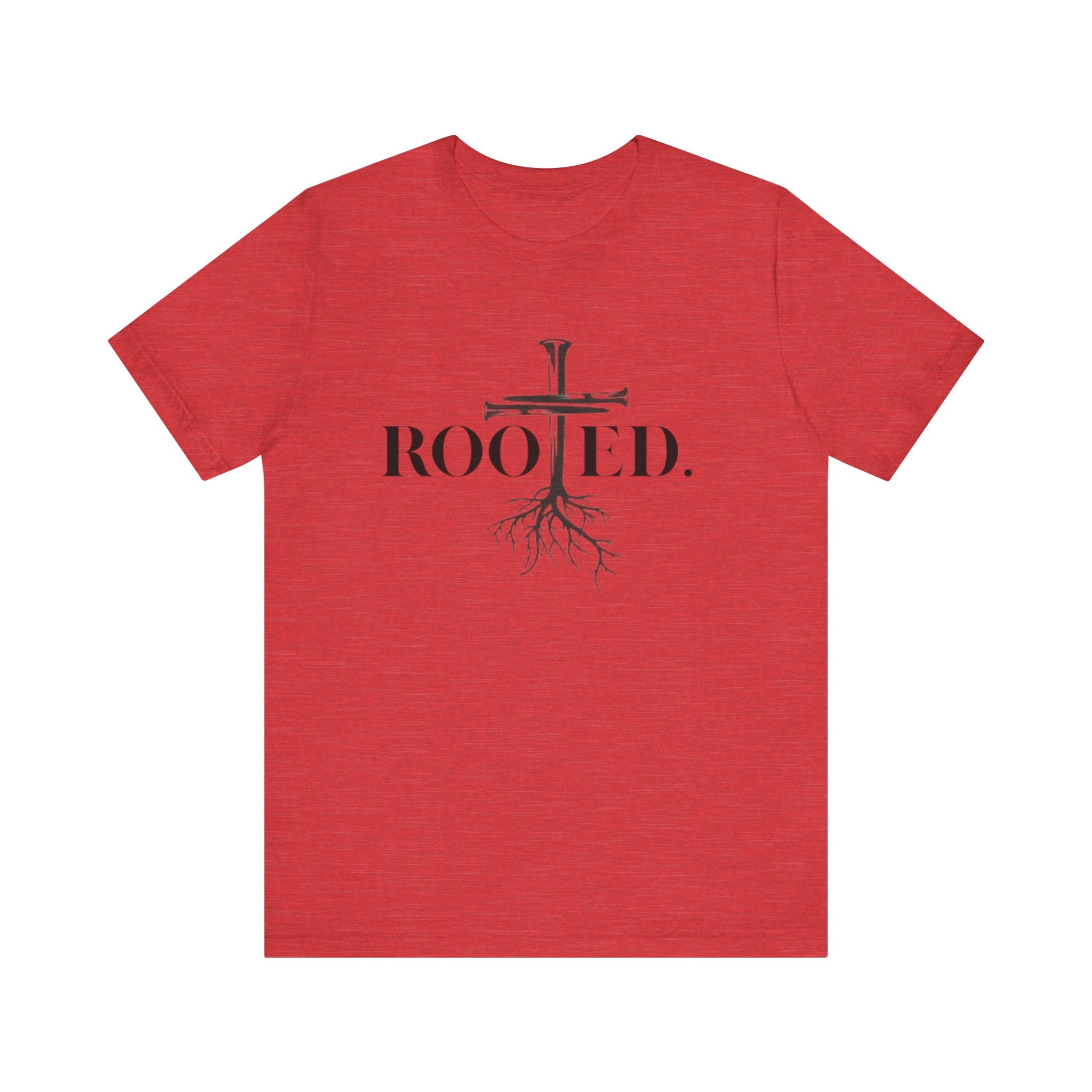 Rooted in Christ | Colossians 2:6-7 Scripture Tee | Unisex Christian T-Shirt