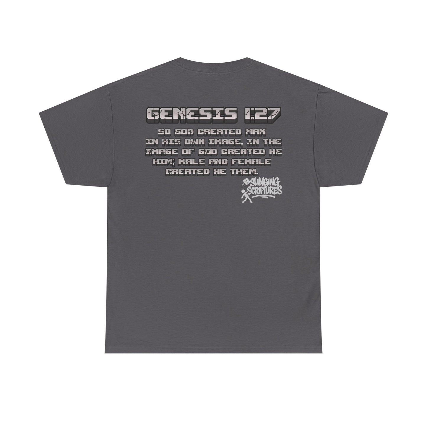 Genesis 1:27 Minecraft-Inspired Christain T-Shirt - Unisex