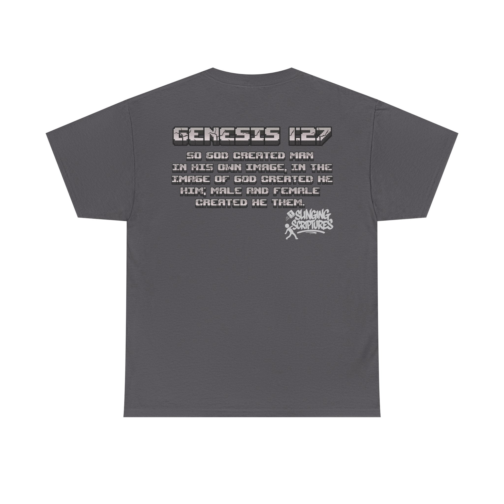 Genesis 1:27 Minecraft-Inspired Christain T-Shirt - Unisex