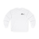 Ichthys + Dove Minimalist Long Sleeve Tee | Unisex Ultra-Cotton Christian Shirt