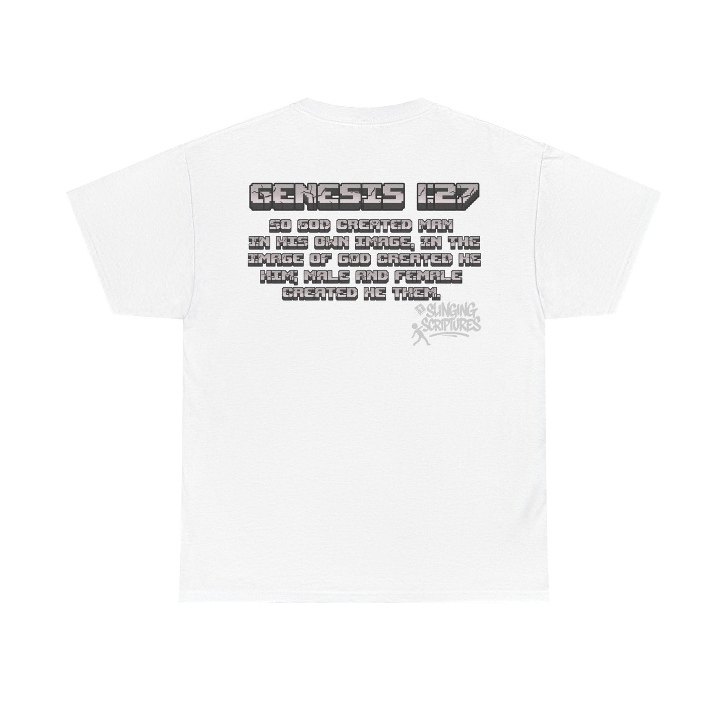 Genesis 1:27 Minecraft-Inspired Christain T-Shirt - Unisex