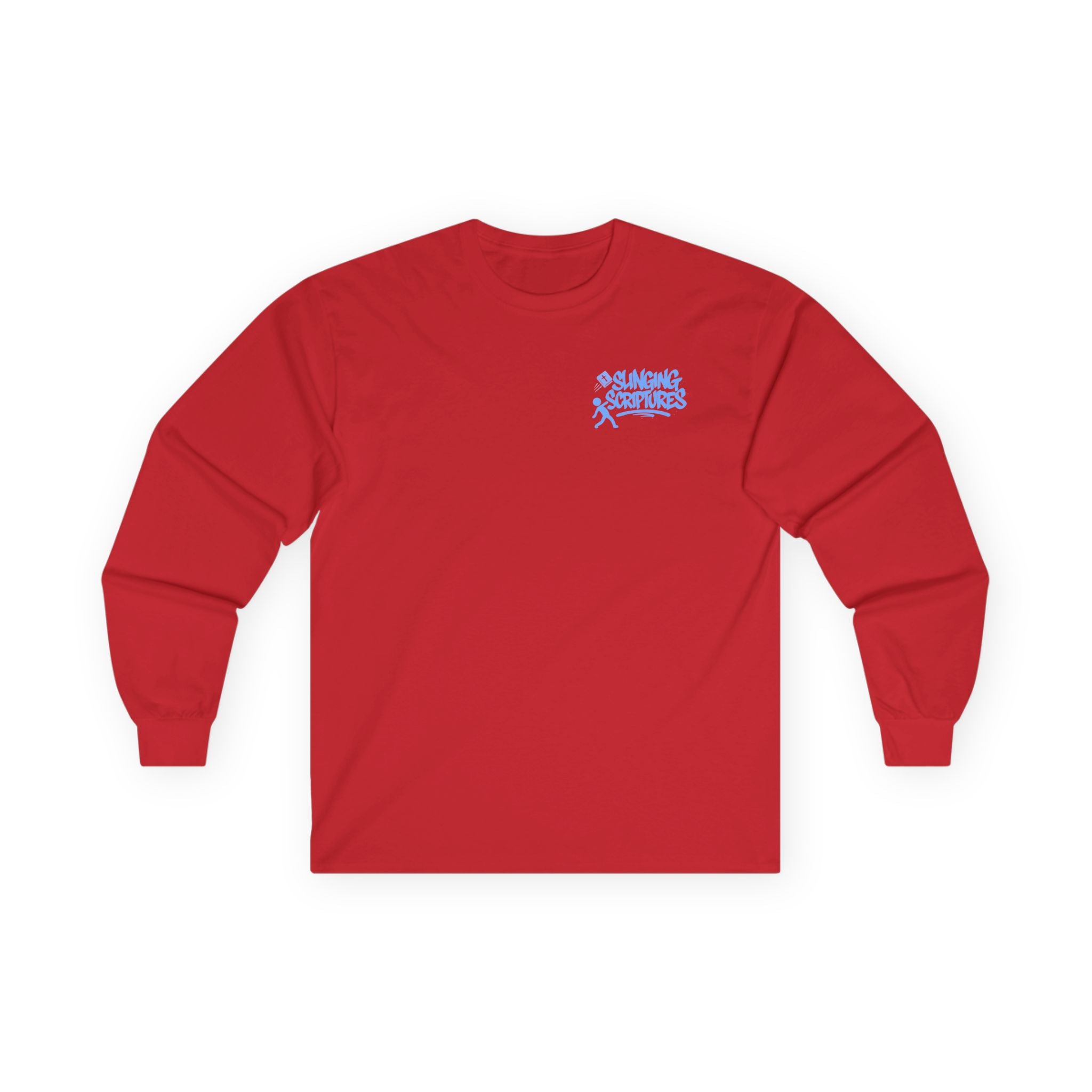Through the Waters, Through the Fire — Isaiah 43:2 | Unisex Ultra-Cotton Long Sleeve Christian Tee