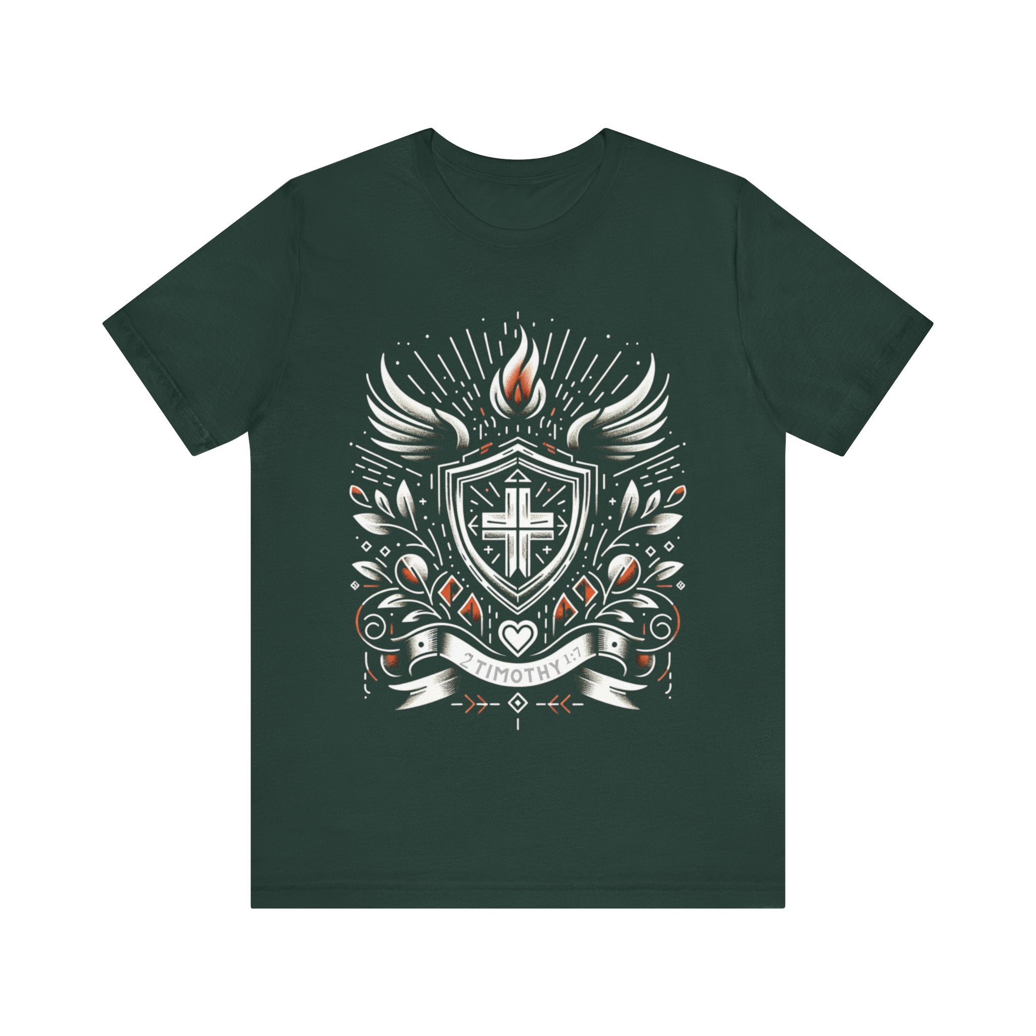 Spirit of Power — 2 Timothy 1:7 | Unisex Jersey Short Sleeve Christian T-Shirt